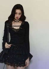 Hot Girl A-line Mini Skirt